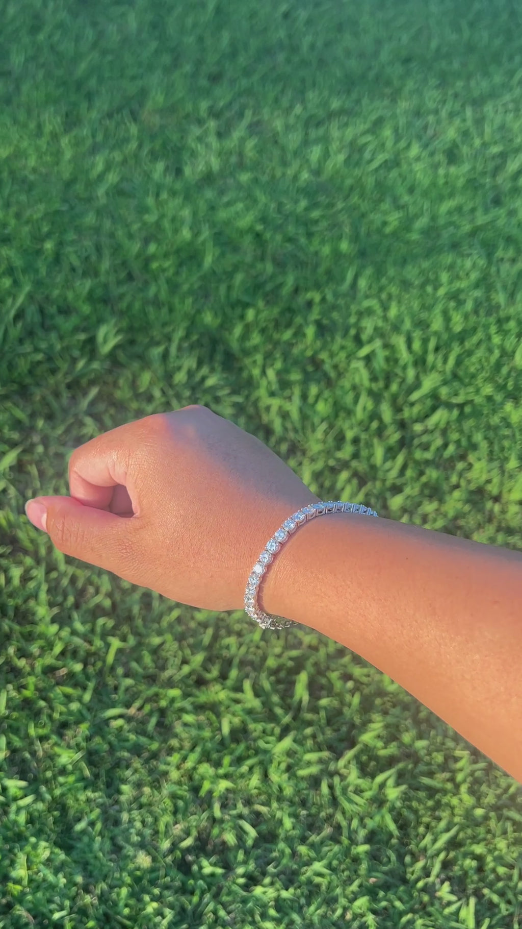 5mm Moissanite Tennis Bracelet — 8" | 925 Sterling Silver